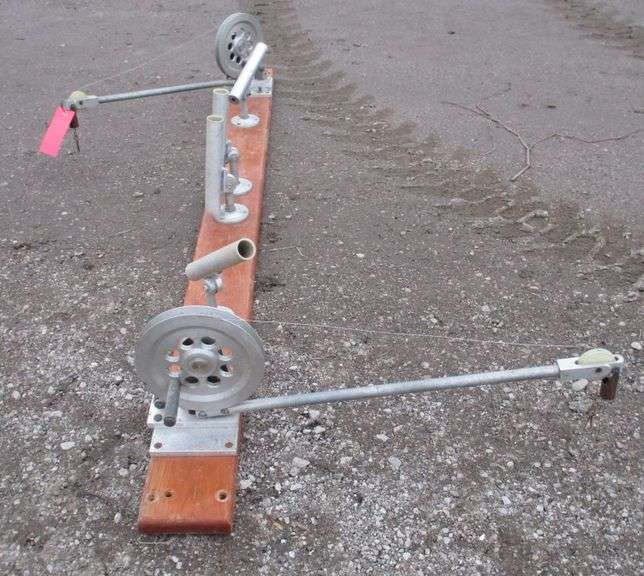 Downrigger and rod holder setup, used, good Albrecht Auction Service