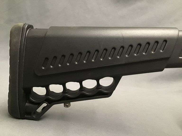 Dickinson D12 12Gauge Tactical Shotgun, 5Shot, Nickel Marine Finish