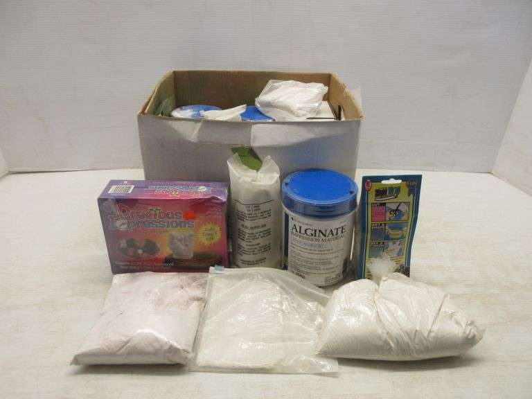 Casting/plaster supplies, includes (10) Alginate impression material