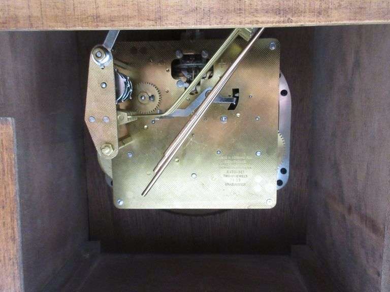 (2) Seth Thomas mantle clocks, made in Germany, up to 14 1/2"H, not