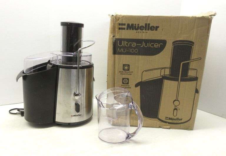 Mueller juice ultra power wide 3" feed chute for whole fruit or