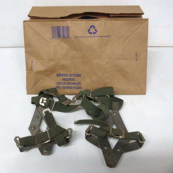 Pair of ice creepers for boots, good Albrecht Auction Service