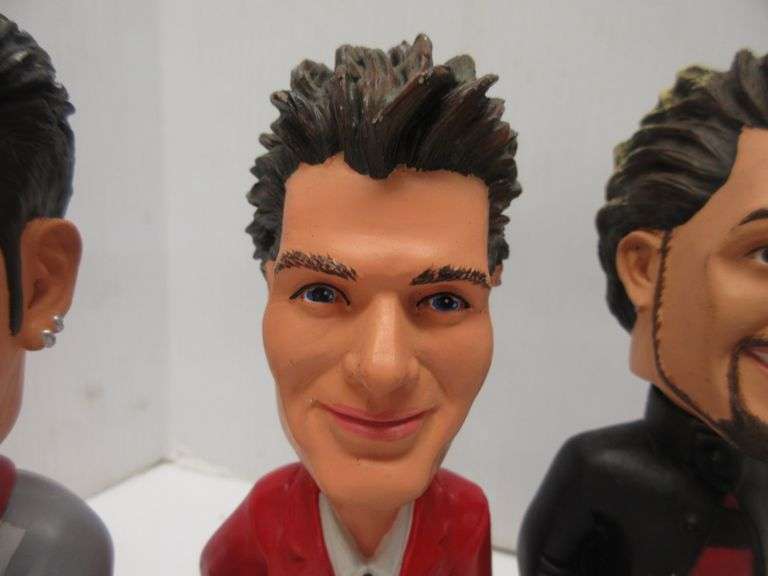 (4) Nsync Bobbleheads Albrecht Auction Service