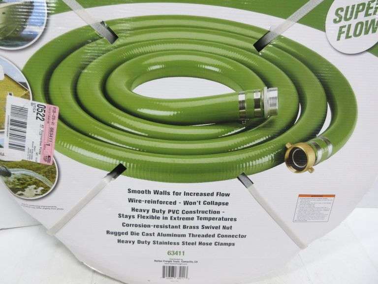 PVC intake hose for a water pump, 2” x 20’, in new condition Albrecht Auction Service
