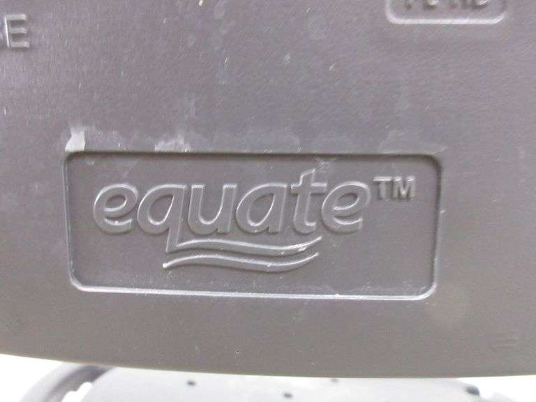 Equate bath/shower chair, adjustable, 19”W x 34”H, like new condition Albrecht Auction Service
