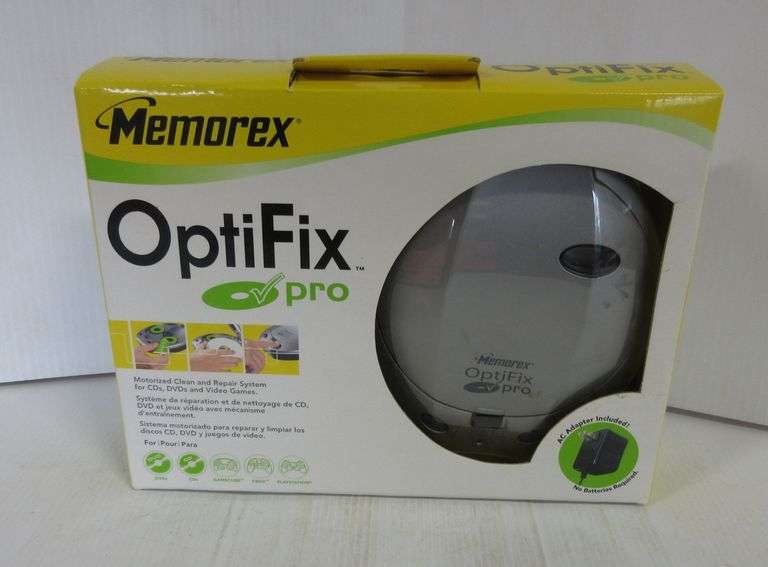 Memorex optifix pro to clean and repair cds, dvds, and video, new in ...