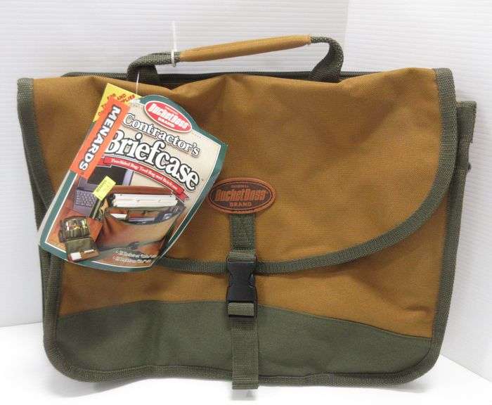 Bucket Boss contractors briefcase, 16”W, NWT Albrecht Auction Service