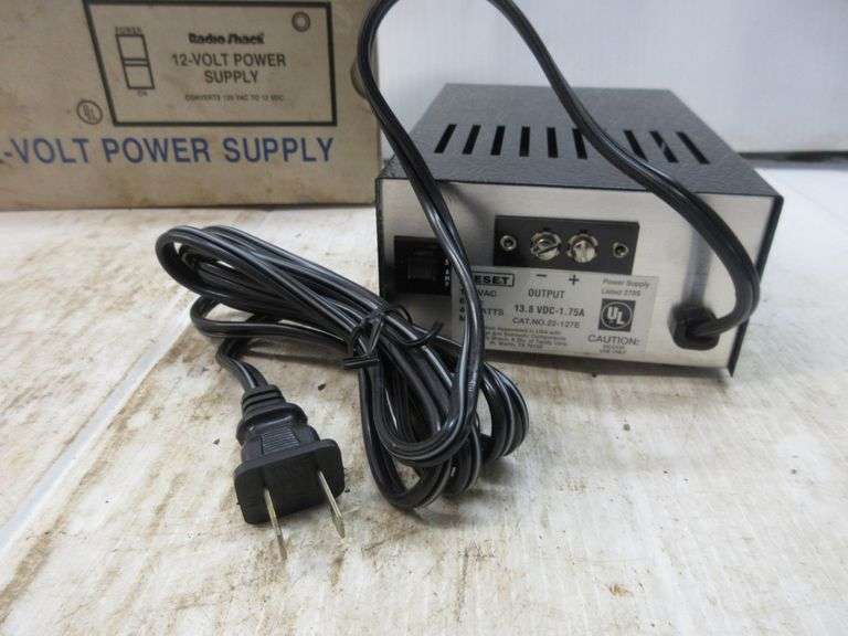 Radio Shack 12V Power Supply Albrecht Auction Service