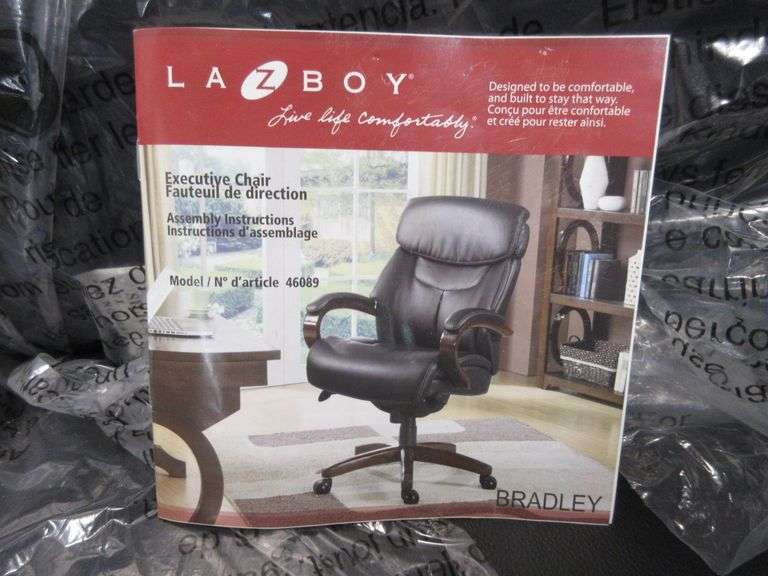 LaZBoy Bradley Bonded Leather Executive Chair, Model No. 46089, 225