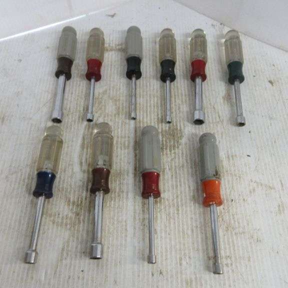 (10) Craftsman English and Metric Nut Drivers Albrecht Auction Service