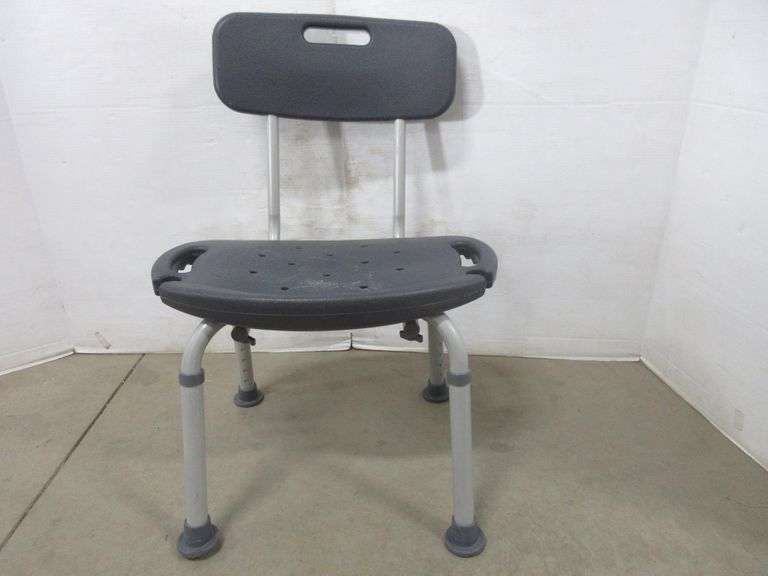 Equate bath/shower chair, adjustable, 19”W x 34”H, like new condition