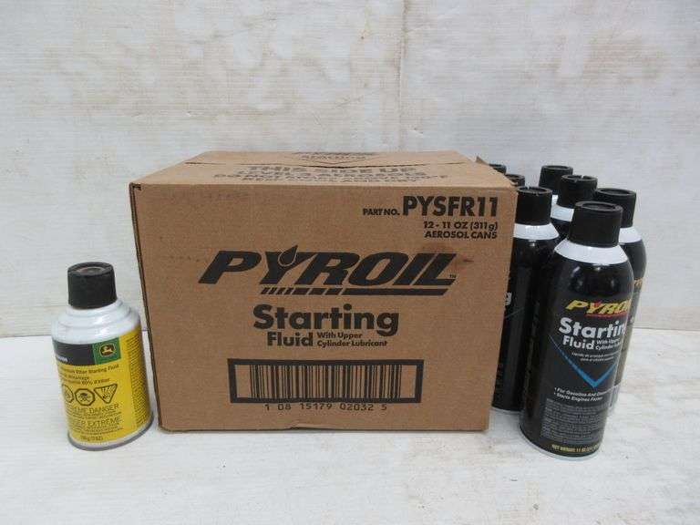 (19)Cans of Pyroil Starting Fluid with Upper Cylinder Lubricant