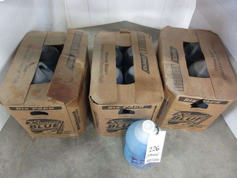 (19)Xtreme Blue Windshield Washer Fluid Albrecht Auction Service