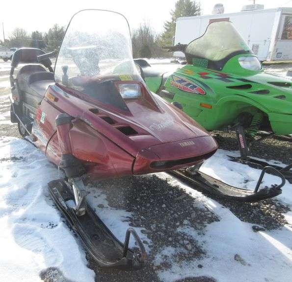 1991 Yamaha Venture two-up snowmobile, electric start with reverse ...