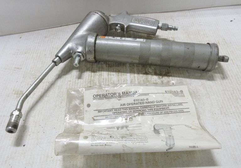 ARO air powered grease gun, like new Albrecht Auction Service