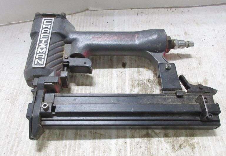 Pneumatic Sears Craftsman brad nailer, used Albrecht Auction Service