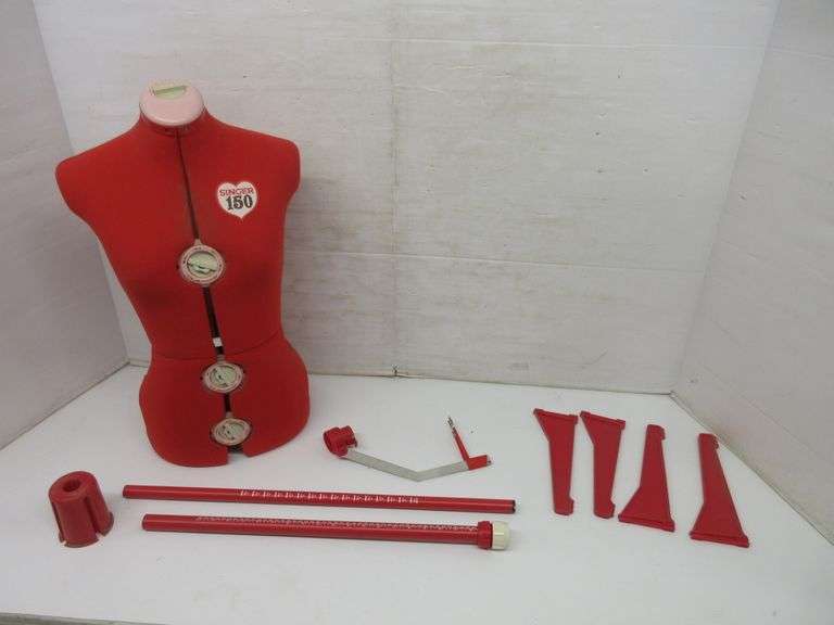 Singer adjustable dress form model 150 with original box Albrecht