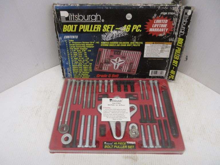 46Piece Bolt Puller Set, in new condition Albrecht Auction Service