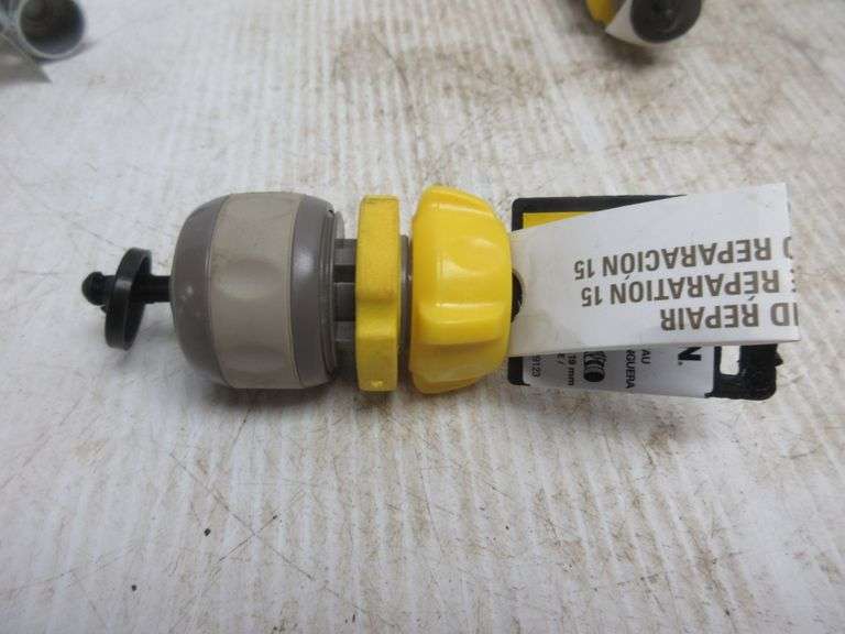 Twoway shut off valve, connects two hoses to one faucet; Hose repair