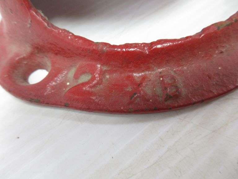 Hand pump, leather has been replaced, 16"H, works well Albrecht