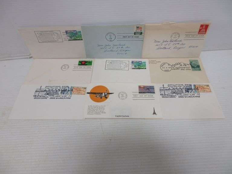 Approx. over (400) first day stamps and commemorative envelopes and