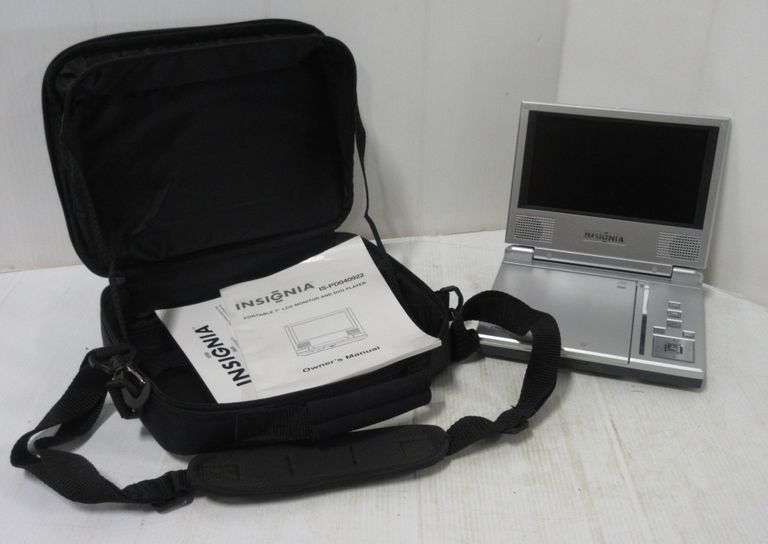 Insignia portable DVD player, works Albrecht Auction Service