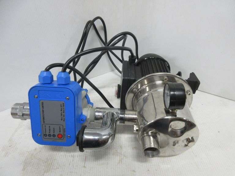 Burcam pump, 3/4" hose water supply pressure booster, shallow well jet