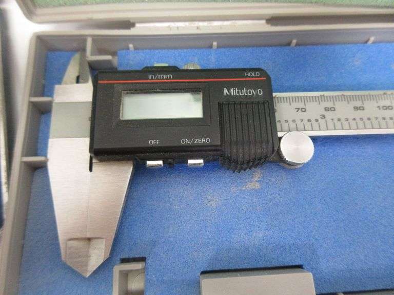 (2) 6" calipers, includes Digimatic Mitutoyo model CD6P with code no