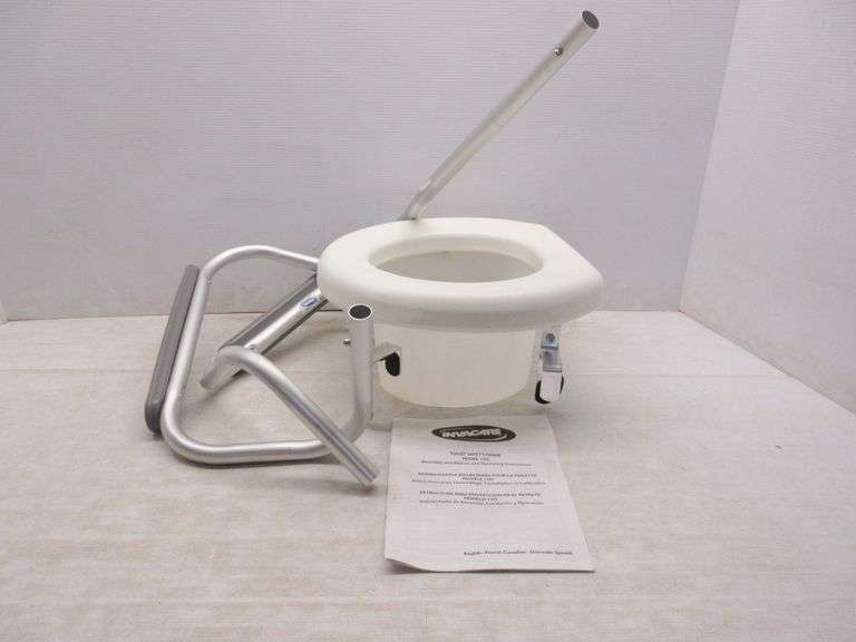 Invacare toilet frame in original box, used Albrecht Auction Service