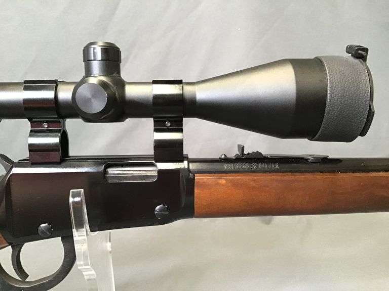Henry Model H001 .22 Long Rifle with 412x50 Rex Scope and See Thru Scope Mounts Albrecht