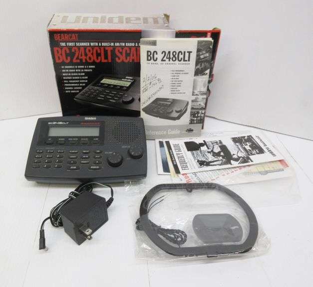 Uniden Bearcat scanner BL248CLT receives 50channels, 10 Bands, AM/FM