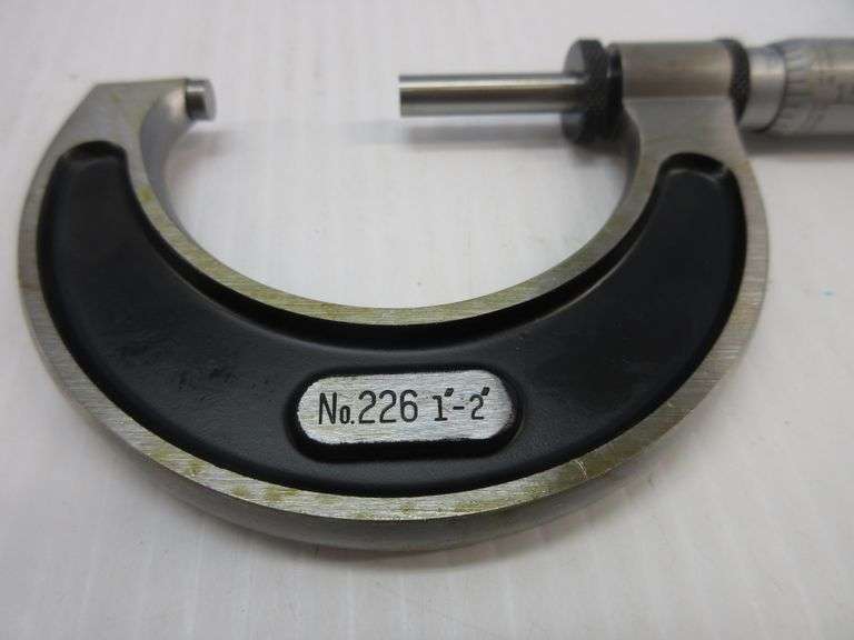 Starrett 1"2" micrometer, NIB, never used Albrecht Auction Service