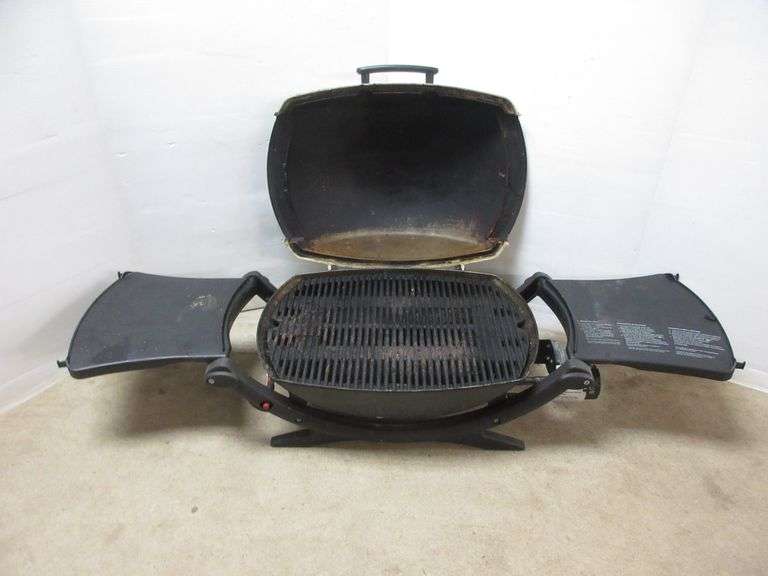 er portable grill, used Albrecht Auction Service