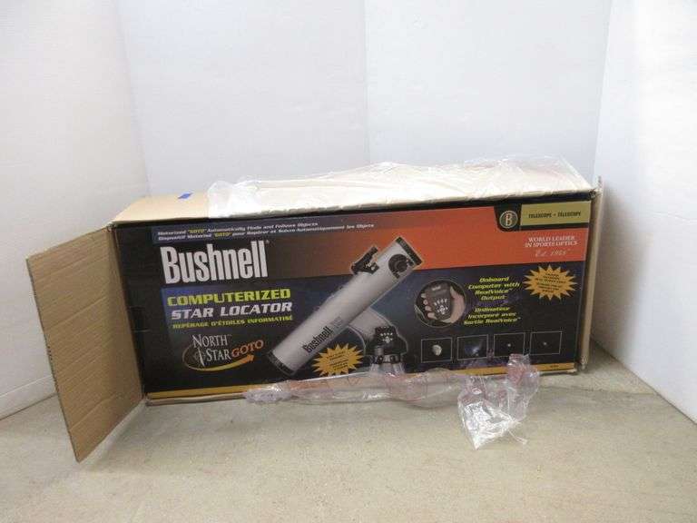 Bushnell Telescope, No. 788831 Northstar Computerized star locator, in