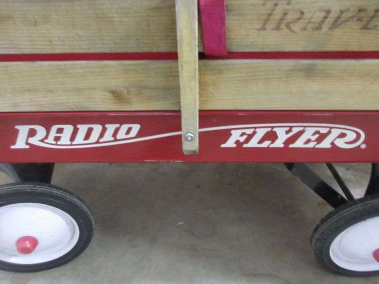 Heavy duty, Radio Flyer wagon with padded sides, 35 3/4 long box, 17"W