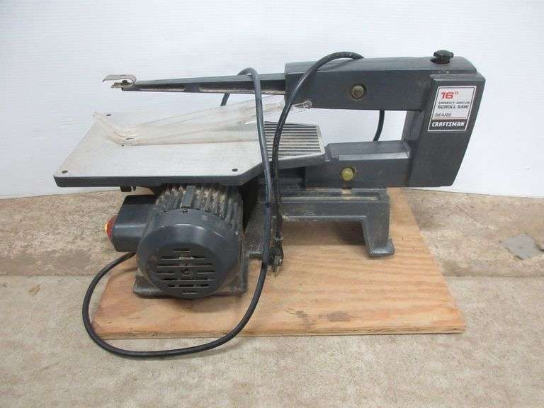 Craftsman 16" direct drive scroll saw Albrecht Auction Service