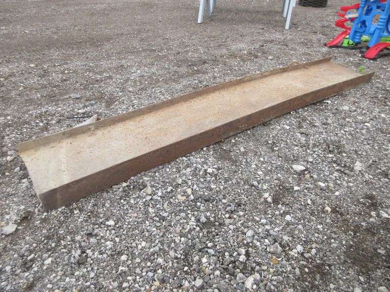 Steel driveway drag Ibeam, 77" x 12 1/4" Albrecht Auction Service