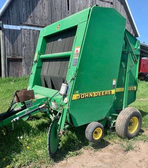 John Deere 566 Baler, 540 PTO, Twin Only, Field Ready, Excellent