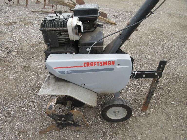 Craftsman 24", 5 HP, fronttine rototiller, model 917.298351, excellent