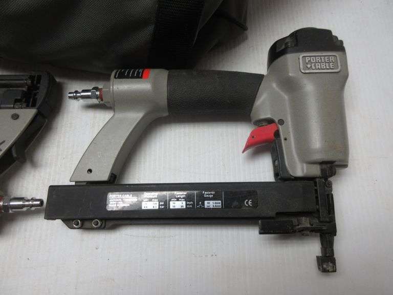 Nailer, Brad Nailer, Crown stapler, and Finish Nailer, all used