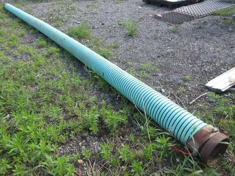 6" pump suction and discharge hose, 20' with female threaded connectors