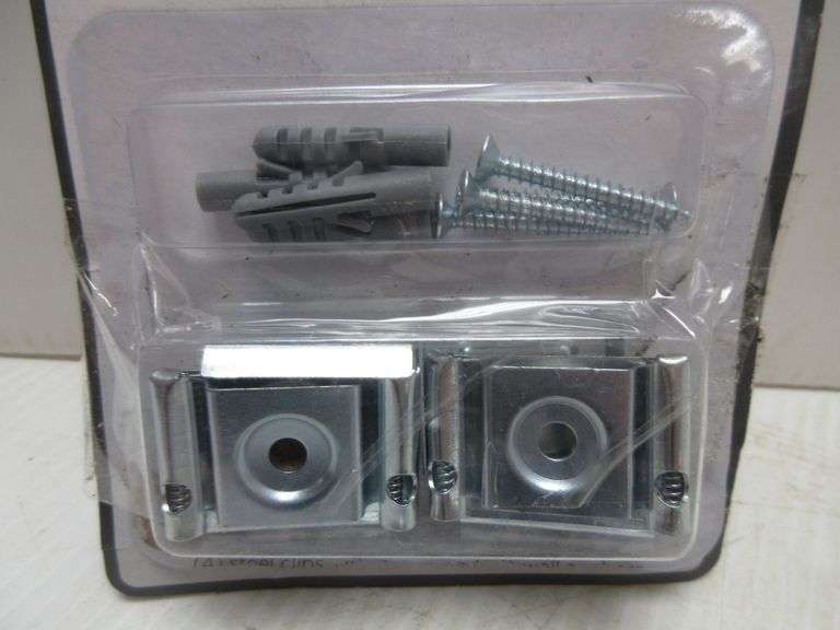 FourPack of Glacier bay mirror mounting spring loaded clips Albrecht