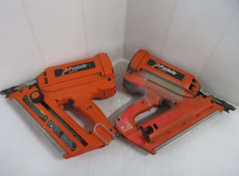 (2) Paslode impulse cordless framing nailers, 30°, used, both in
