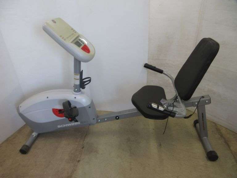 Schwinn recumbent exercise bike, 2011 A20 model, comes with optional