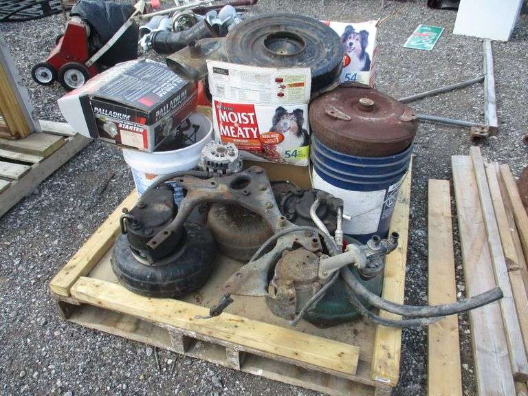 Various Chevy truck parts, used Albrecht Auction Service