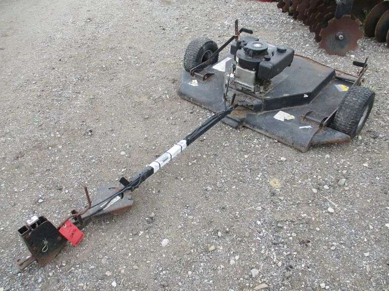 Haban towbehind mower, 42" cut, 8 HP Briggs & Stratton engine, runs