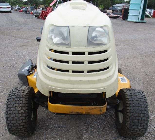 Cub Cadet LT1042 riding mower with a Kohler engine, runs and drives but