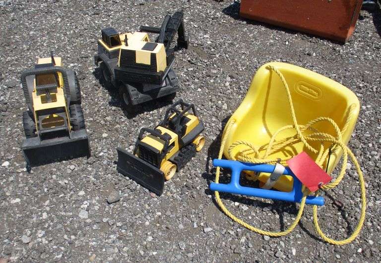Little Tikes Swing with Tonka Toys, include Yellow/blue childs swing