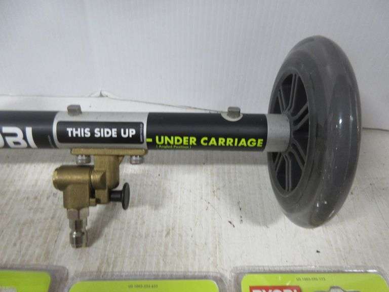Ryobi power washer tools/attachments, new; Water broom/undercarriage