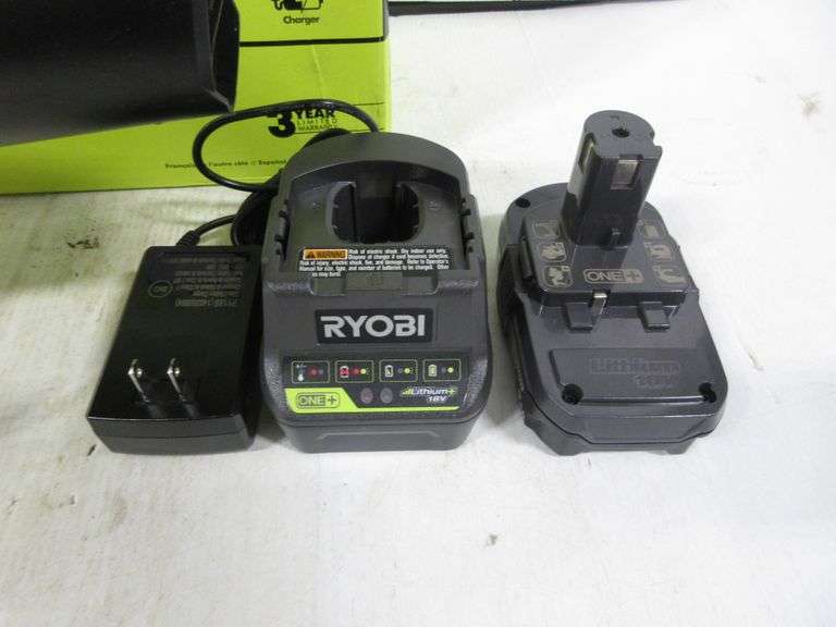 Ryobi One+ fogger kit, P2850, 18V, includes 2 AH battery and charger